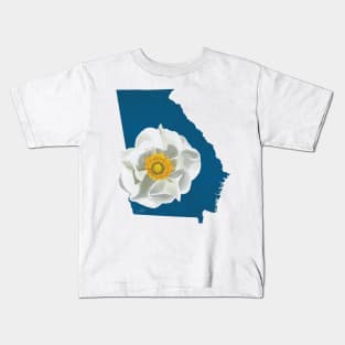 Georgia Cherokee Rose Kids T-Shirt